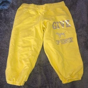 Yellow Capri pants